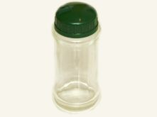für,die,Küche,Leere,Zubehör,für die Küche,Leere Gewürzstreuer mit grünen Deckel u. Sieb 110ml