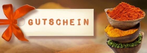 Gewürze mit Gutscheinen verschenken und bestellen